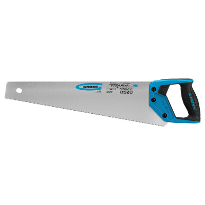 Ножовка по дереву "Piranha", 450 мм, 11-12 TPI, зуб-3D, каленый зуб, двухкомпонентная рукоятка Gross по ценам производителя в Москве с доставкой по всей России