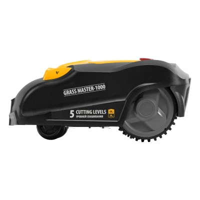 Робот-газонокосилка Grass Master 1000  1000м², 3Ач, 28V, LCD дисплей, Wi-Fi Denzel по ценам производителя в Москве с доставкой по всей России
