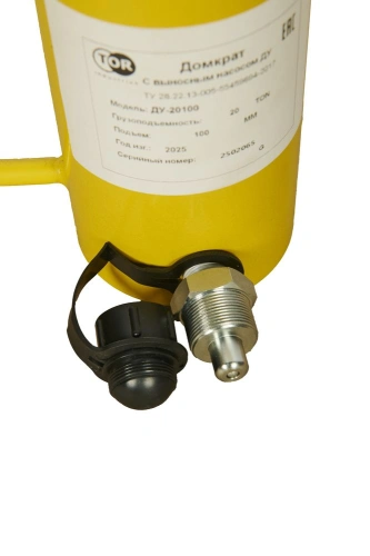 Домкрат гидравлический грузовой TOR ДУ20П100 20 т односторонний по ценам производителя в Москве с доставкой по всей России