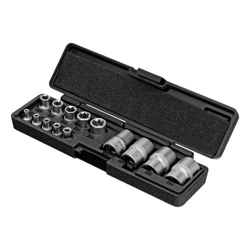 Набор головок Torx , 14 предметов, 1/4, 3/8, 1/2 Stels по ценам производителя в Москве с доставкой по всей России