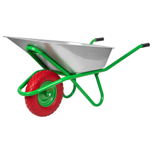 Тачка садово-строительная с PU колесом, грузоподъемность 180 кг, объем 90 л Сибртех по ценам производителя в Москве с доставкой по всей России