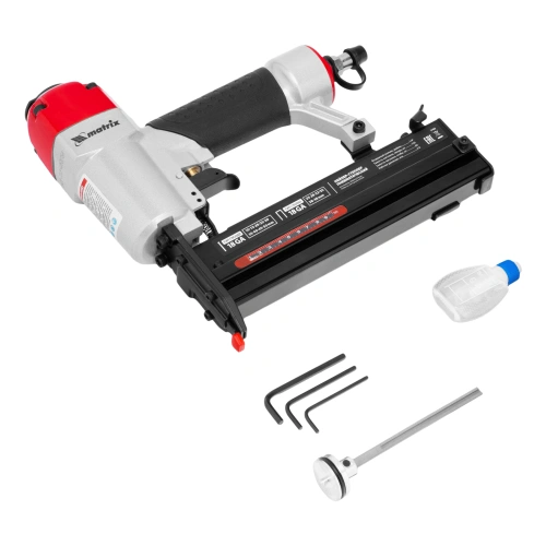 Нейлер-степлер пневматический 2 в 1, гвозди 18GA длина 10-50 мм, скобы 18GA длина 25-40 мм Matrix по ценам производителя в Москве с доставкой по всей России