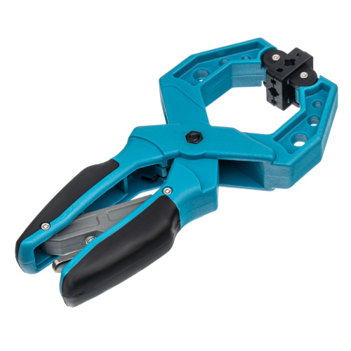 Струбцина клещеобразная 2-1/4, пластиковый корпус, храповой механизм жесткой фиксации, 58 мм Gross по ценам производителя в Москве с доставкой по всей России