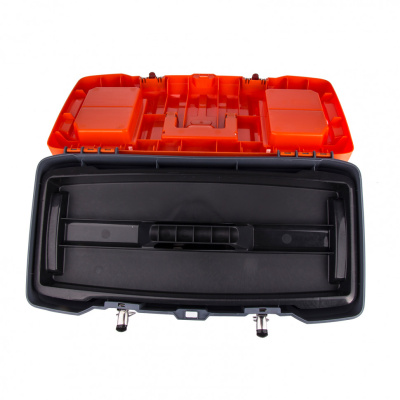 Ящик для инструмента с металлическими замками 22", 28 х 23 см, 5 х 56 см Stels по ценам производителя в Москве с доставкой по всей России