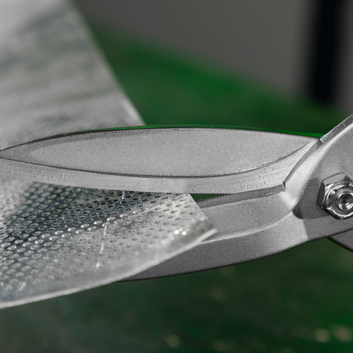 Ножницы по металлу, удлиненные, 285 мм, пряморежущие, двухкомпонентные обрезиненные рукоятки Сибртех по ценам производителя в Москве с доставкой по всей России