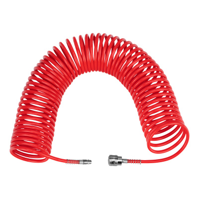 Шланг спиральный воздушный, 15 м, с быстросъемными соединениями Matrix по ценам производителя в Москве с доставкой по всей России