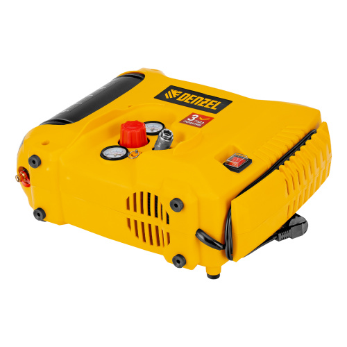 Компрессор воздушный DL1300, 10 бар, 1,3 кВт 180 л/мин 5 л, с набором аксессуаров Denzel по ценам производителя в Москве с доставкой по всей России