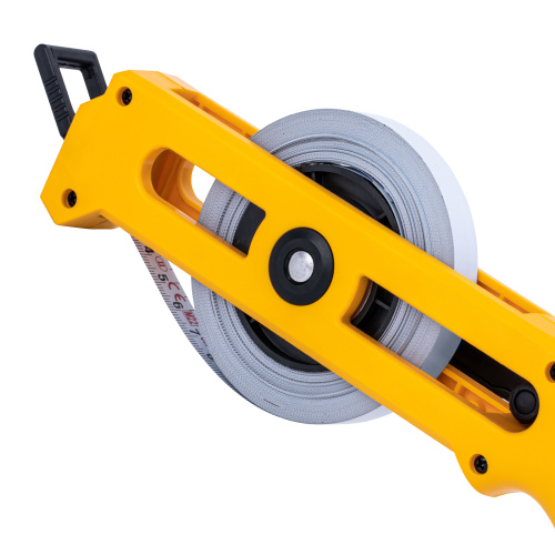 Рулетка геодезическая 20 м х 13 мм, открытый корпус, металлическая лента Denzel по ценам производителя в Москве с доставкой по всей России