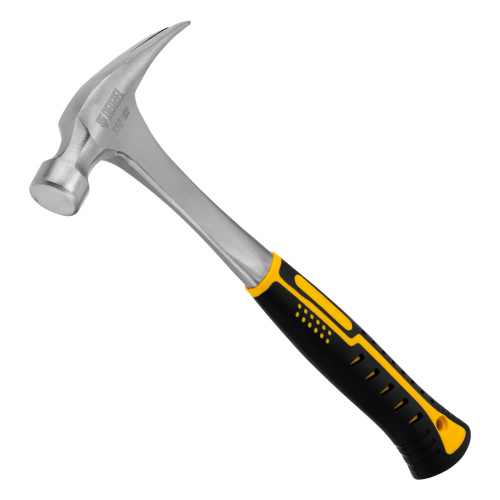 Молоток-гвоздодер 350 г, цельнометаллический, двухкомпонентная рукоятка Denzel по ценам производителя в Москве с доставкой по всей России
