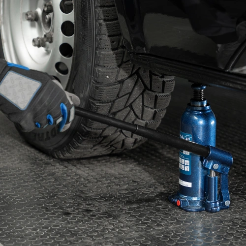 Домкрат гидравлический бутылочный, 5 т, h подъема 207-404 мм, в пластиковом кейсе Stels по ценам производителя в Москве с доставкой по всей России