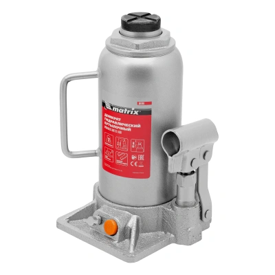 Домкрат гидравлический бутылочный, 12 т, h подъема 230-465 мм Matrix по ценам производителя в Москве с доставкой по всей России