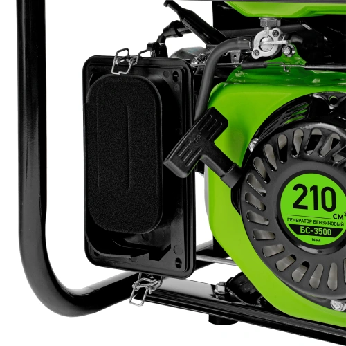 Генератор бензиновый БС-3500, 3.2 кВт, 230В, четырехтактный, 15 л, ручной стартер Сибртех по ценам производителя в Москве с доставкой по всей России