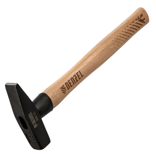 Молоток слесарный, 400 г, кованый квадратный боек, буковая рукоятка Denzel по ценам производителя в Москве с доставкой по всей России