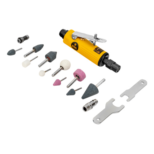 Пневмошлифмашина прямая PGS25000, 25000 об/мин, 10 шлиф. камней, цанга - 3, 6 мм, 113 л/мин Denzel по ценам производителя в Москве с доставкой по всей России