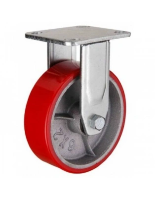 Колесо большегрузное неповоротное FCp 54 125 мм полиуретановое (F) по ценам производителя в Москве с доставкой по всей России