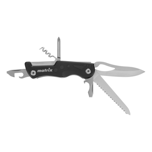 Нож многофункциональный, 7 функций, в чехле, 107 мм Matrix по ценам производителя в Москве с доставкой по всей России
