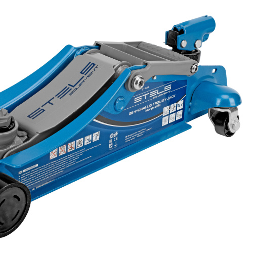 Домкрат гидравлический подкатной, поворотная рукоятка, 2 т, Low Profile, 100-350 мм Stels по ценам производителя в Москве с доставкой по всей России