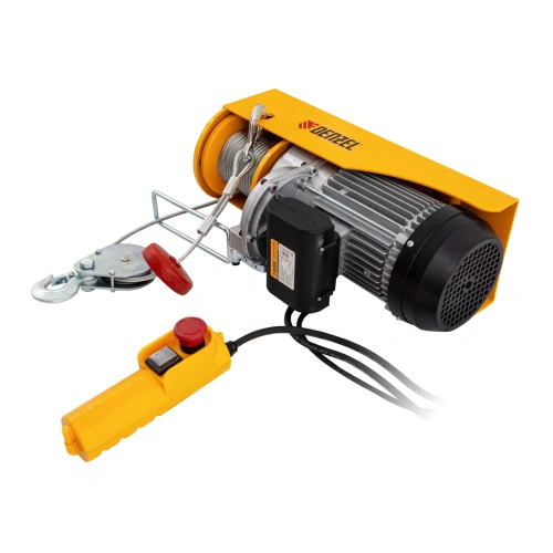 Тельфер электрический TF-1200,1.2 т, 1800 Вт, высота 12 м, 8 м/мин Denzel по ценам производителя в Москве с доставкой по всей России