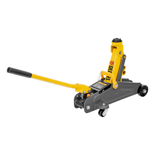 Домкрат гидравлический подкатной с фиксатором, 2 т, 130-330 мм, в кейсе Denzel по ценам производителя в Москве с доставкой по всей России