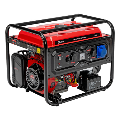 Генератор бензиновый RS-9000E, 7 кВт, 230В, электростартер MTX по ценам производителя в Москве с доставкой по всей России