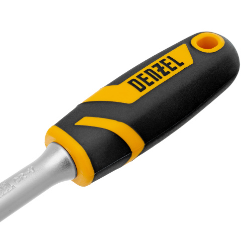 Ключ-трещотка 3/8", 90 зубьев, с быстрым сбросом, CrV Denzel по ценам производителя в Москве с доставкой по всей России