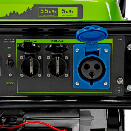 Генератор бензиновый БС-6500Э, 5.5 кВт, 230В, четырехтактный, 25 л, электростартер Сибртех по ценам производителя в Москве с доставкой по всей России