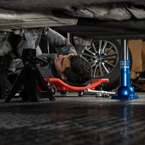 Домкрат механический бутылочный, 2 т, h подъема 210-495 мм, домкрат, ручка Stels по ценам производителя в Москве с доставкой по всей России