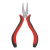 Длинногубцы прямые Mini, 130 мм, никелированные, авторазжим, двухкомпонентные рукоятки Matrix по ценам производителя в Москве с доставкой по всей России