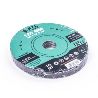 Круг отрезной по нержавеющей стали FTL E-Nox 125 х 0,8 х 22,2 мм A54TBF по ценам производителя в Москве с доставкой по всей России