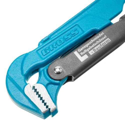 Ключ трубный рычажный 1, №1, цельнокованый, CrV, тип "L" Gross по ценам производителя в Москве с доставкой по всей России