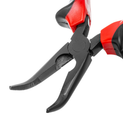 Длинногубцы изогнутые Black Nickel, 160 мм, двухкомпонентные рукоятки Matrix по ценам производителя в Москве с доставкой по всей России