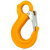 Крюк с проушиной и защелкой 1,12 т, размер 6 - 8 по ценам производителя в Москве с доставкой по всей России