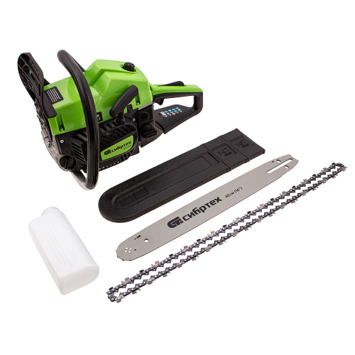 Пила цепная бензиновая БП-4540, 45 см3, шина 40 см, шаг 0.325, паз 1,5 мм, 64 звена Сибртех по ценам производителя в Москве с доставкой по всей России