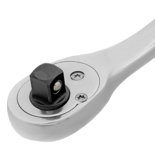 Ключ-трещотка 3/8", CrV, 90 зубьев, усиленный, хром Gross по ценам производителя в Москве с доставкой по всей России