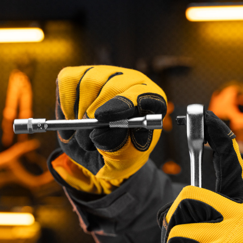 Ключ-трещотка 1/4", 90 зубьев, с быстрым сбросом, CrV Denzel по ценам производителя в Москве с доставкой по всей России