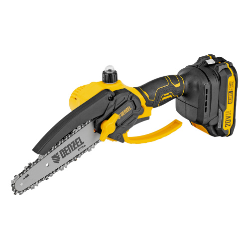 Цепная мини-пила аккумуляторная бесщет., CCS-150, шина 150 мм, Li-Ion, 20 В Denzel по ценам производителя в Москве с доставкой по всей России
