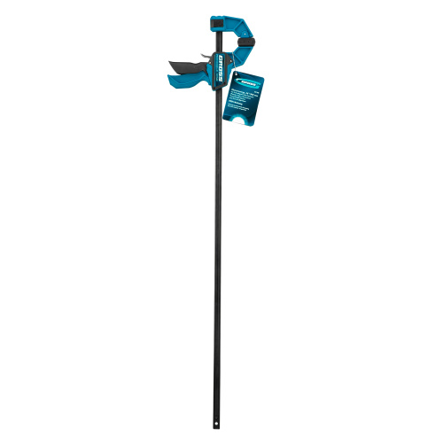 Струбцина реечная, быстрозажимная, пистолетного типа, пошаговый механизм, пластиковый корпус, 900 мм Gross по ценам производителя в Москве с доставкой по всей России