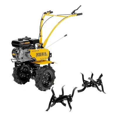 Мотоблок DPT-170, 7 л.с., ремен.сцеп, шир 85 см, глуб 35 см,фрез 3х3,ШОМ,скор 2В/1Н,кол 8" Denzel