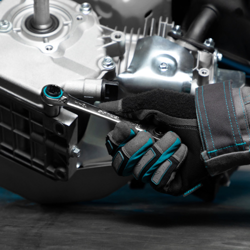 Набор ключей накидных с трещоткой, 8-19 мм, 2 шт, многоразмерные, реверсивные, CrV Gross по ценам производителя в Москве с доставкой по всей России