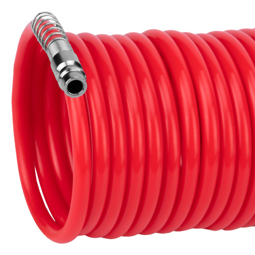 Шланг спиральный воздушный, 10 м, с быстросъемными соединениями Matrix по ценам производителя в Москве с доставкой по всей России