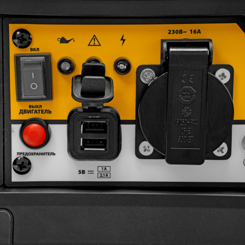 Генератор инверторный GS-1100iF, 1,1 кВт, 230 В, ручной старт DENZEL по ценам производителя в Москве с доставкой по всей России