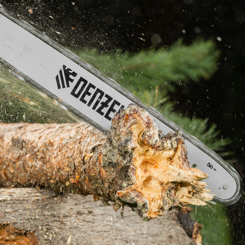 Пила цепная электрическая EDS-2200, 2.2 кВт,продольная, шина 45 см, шаг 3/8, паз 1.3 мм, 62 звена Denzel по ценам производителя в Москве с доставкой по всей России