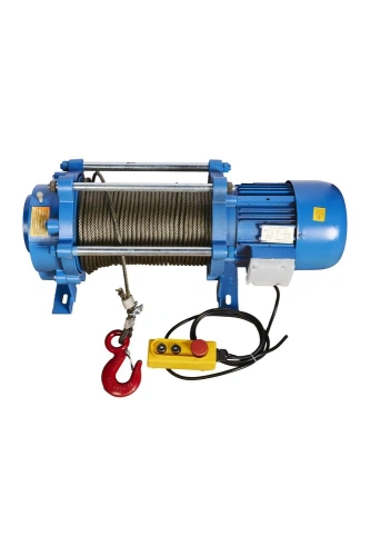 Лебедка электрическая  750 кг  70 м с канатом 380 В TOR KCD по ценам производителя в Москве с доставкой по всей России