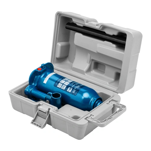 Домкрат гидравлический бутылочный, 5 т, h подъема 207-404 мм, в пластиковом кейсе Stels по ценам производителя в Москве с доставкой по всей России