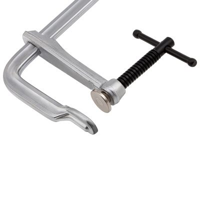 Струбцина F-образная, 120x400мм, кованая Denzel по ценам производителя в Москве с доставкой по всей России