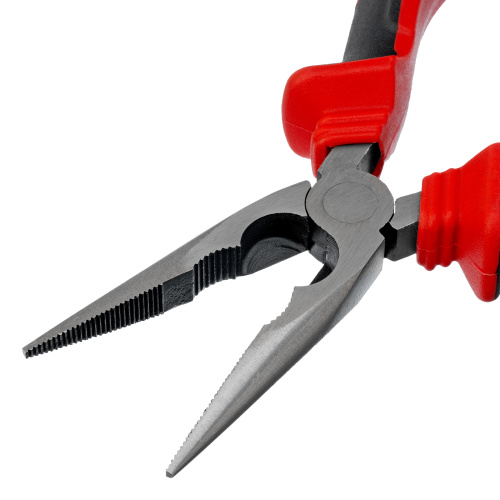 Длинногубцы прямые, 180 мм, хром-ванадий, двухкомпонентные рукоятки Matrix по ценам производителя в Москве с доставкой по всей России