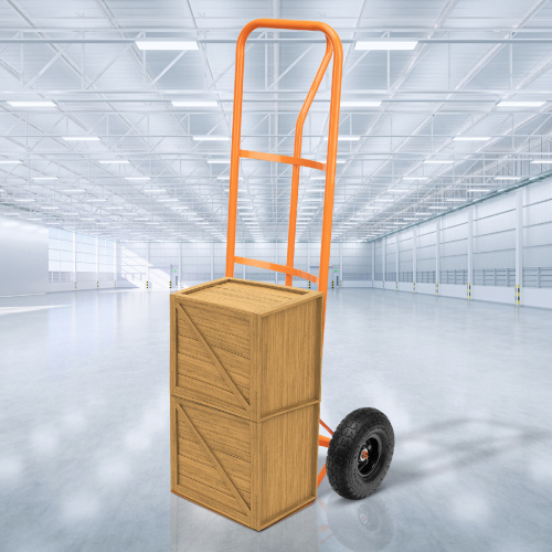 Тележка ручная двухколесная НТ1805, грузоподъемность 150 кг, пневматические колеса D 260 мм, платформа 350 х 235 мм Сибртех по ценам производителя в Москве с доставкой по всей России