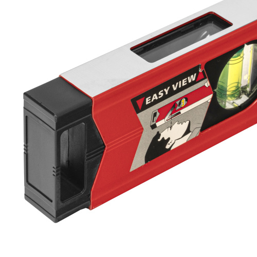 Уровень алюминиевый магнитный, 1000 мм, фрезерованный, 3 глазка (1 зеркальный) усиленный Matrix по ценам производителя в Москве с доставкой по всей России