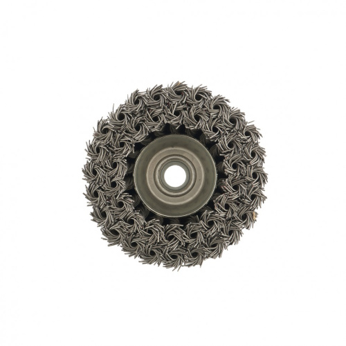 Щетка для УШМ, 100 мм, М14, "чашка", двухрядная, крученая проволока 0.8 мм Matrix по ценам производителя в Москве с доставкой по всей России