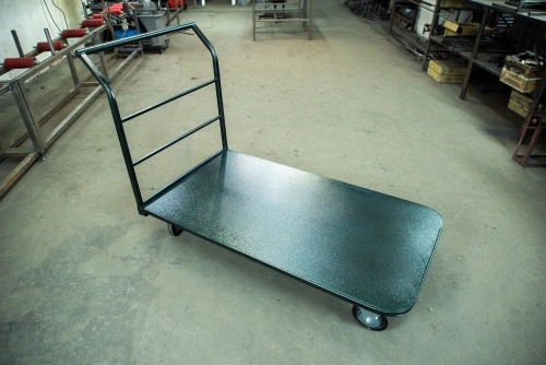 Тележка платформенная TOR ТП-4 (750х1400) г/п 435 кг (160 мм) по ценам производителя в Москве с доставкой по всей России